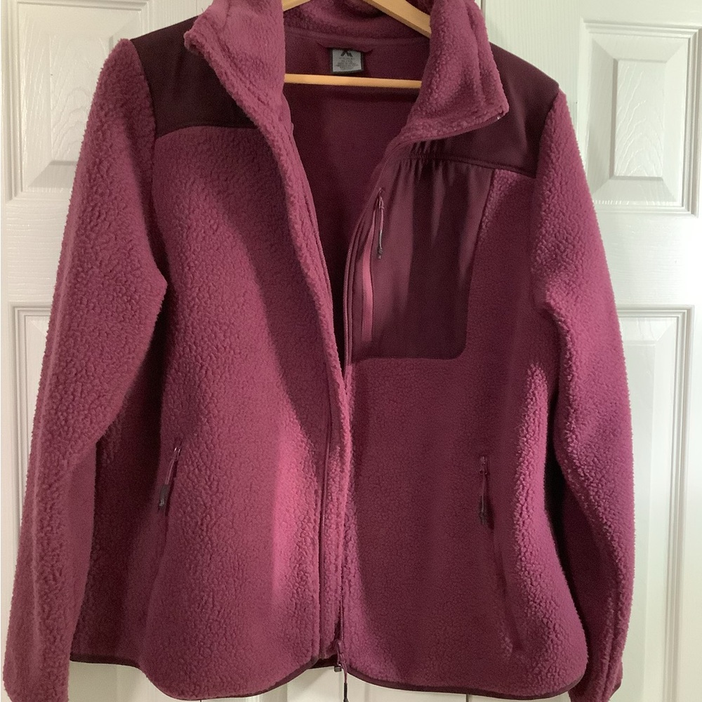 Mckinley Cozy Women's Teddy Jacket in Plum